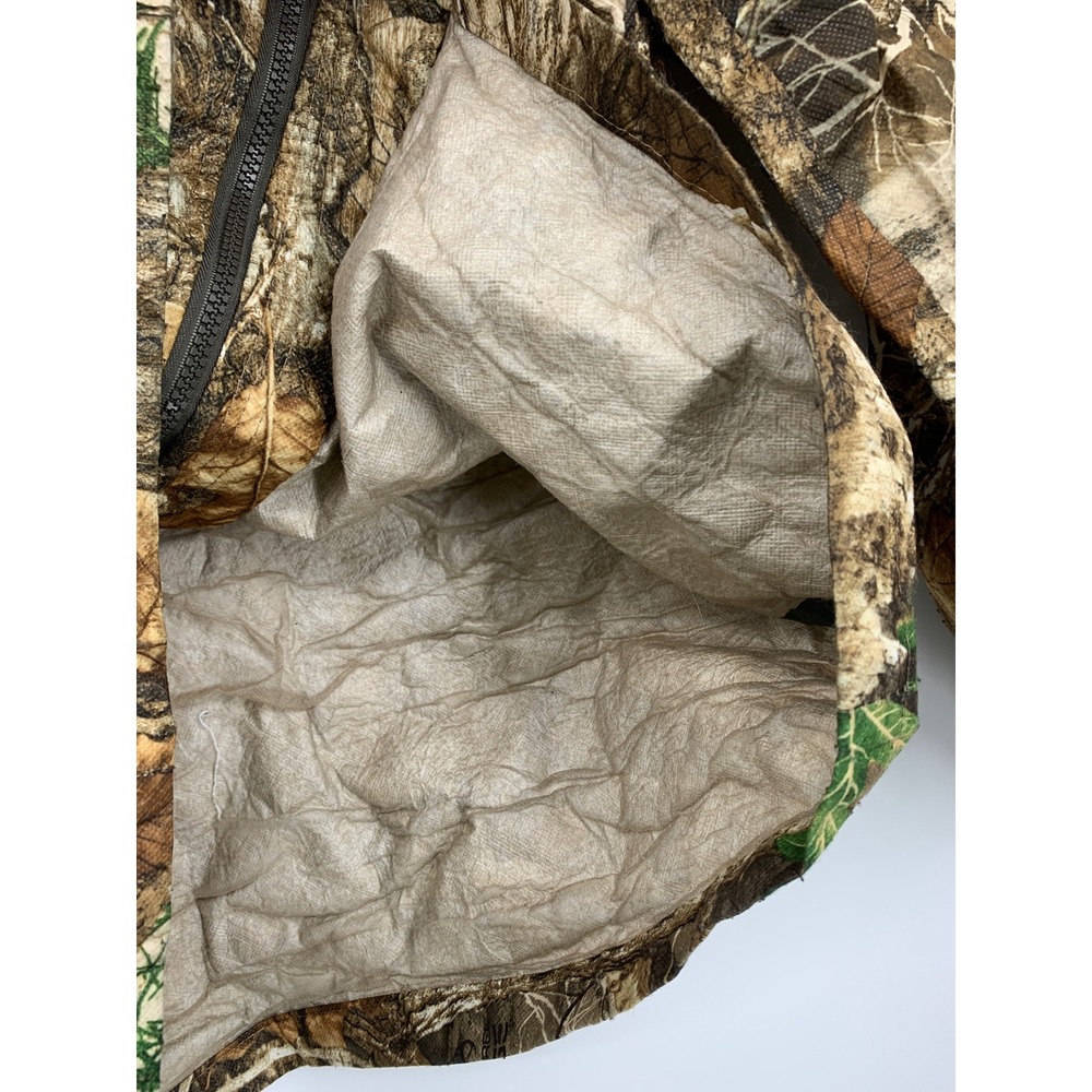 Frogg Toggs Jacket Mens Medium Large Brown Realtree Camo Rain Hooded Waterproof - Picture 5 of 10